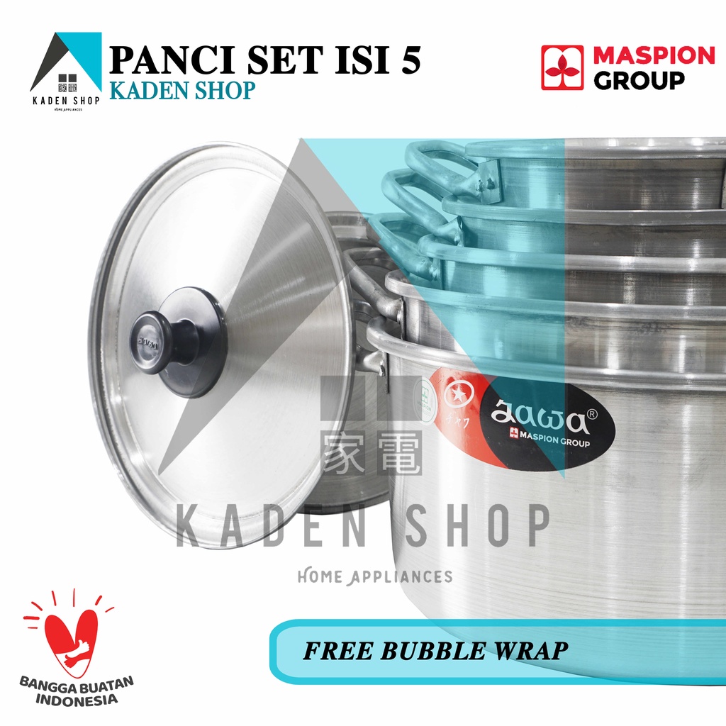 Panci Set Jawa Maspion isi 5