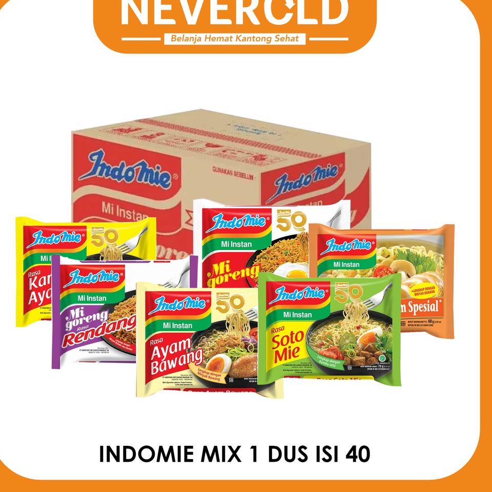 

Terlaris Indomie 1 Dus isi 40 (bisa campur)