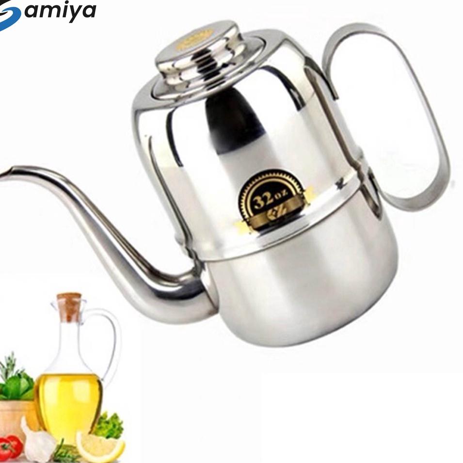 Jual Stok Terbatas Olive Kettle Gooseneck 420ml 540ml 960ml Teko Kopi Leher Angsa 14oz 18oz 6534