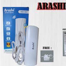 ARASHI ANTENA TV DIGITAL HDTV DIGITAL INDOOR OUTDOOR BOOSTER ARASHI ADA 1001 1003