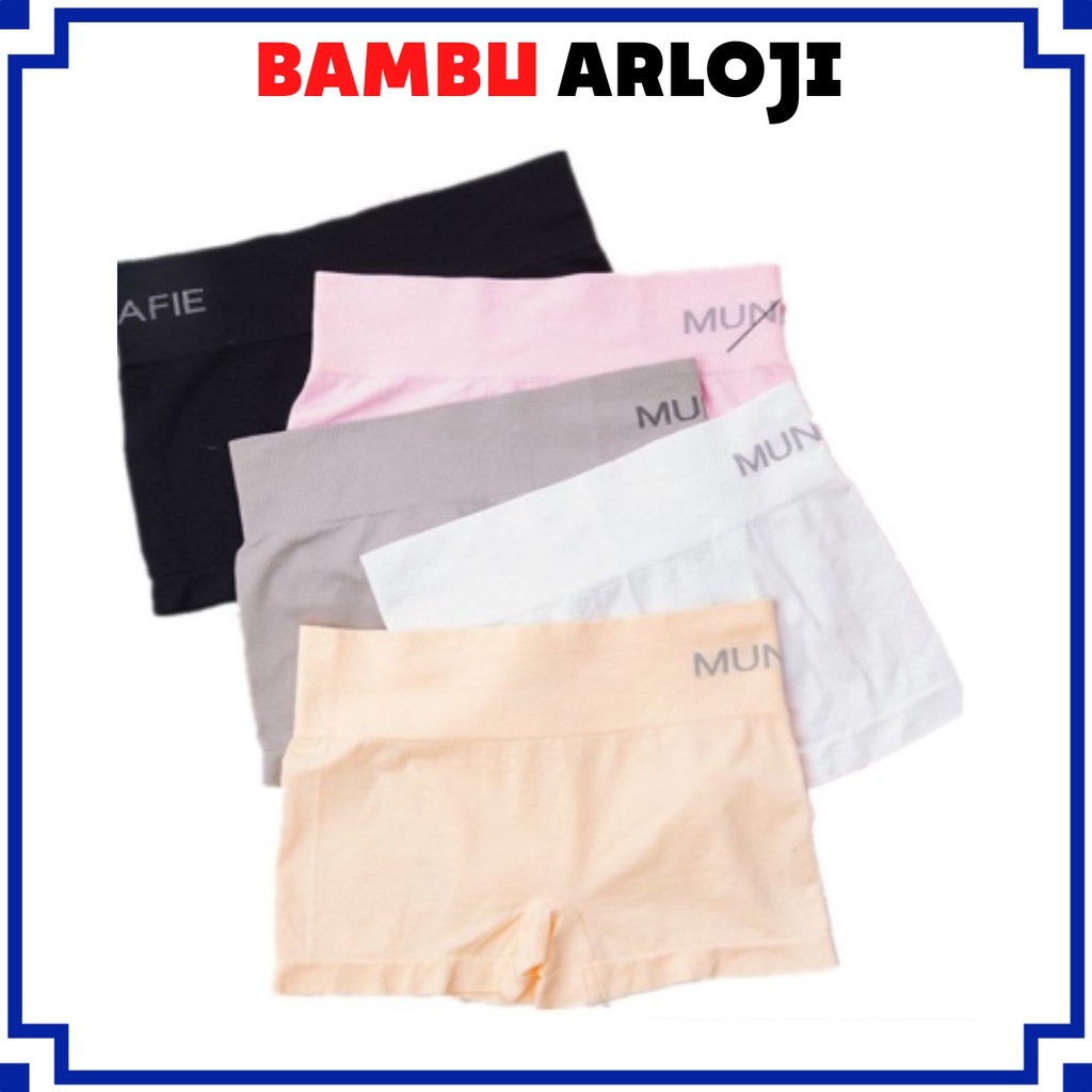 BAJ Munafie Slimming Pant Slimming Original Celana Boxer Korset Wanita Pengecil Perut Murah CD010