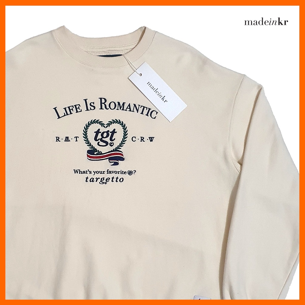 Targetto X Romantic Crown Heart Raurel Sweatshirts