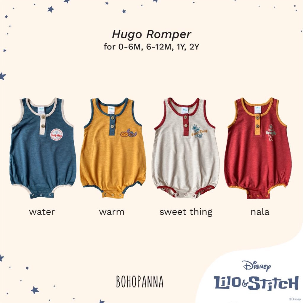 Bohopanna Hugo Romper 2 / Jumper Anak 0-2 Tahun