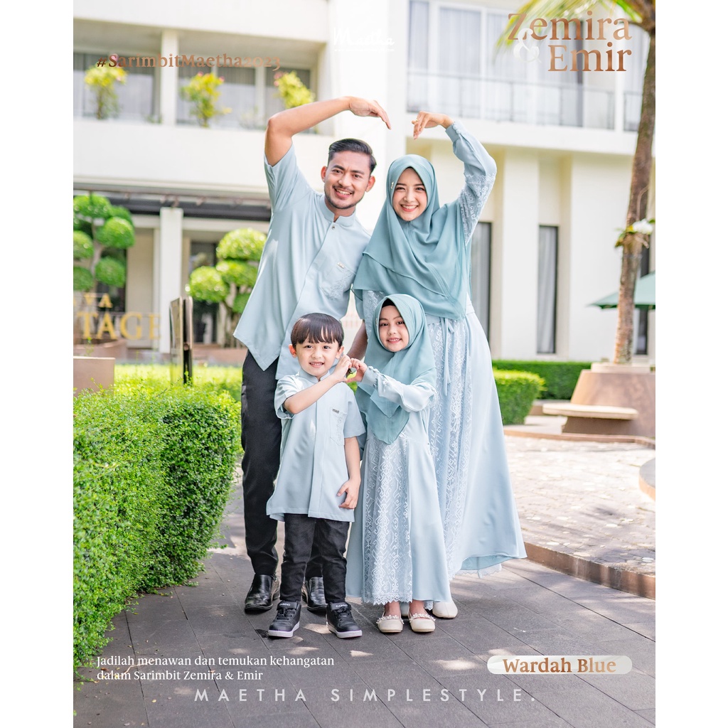 Maetha - Gamis Muslim Anak Zemira Series-1