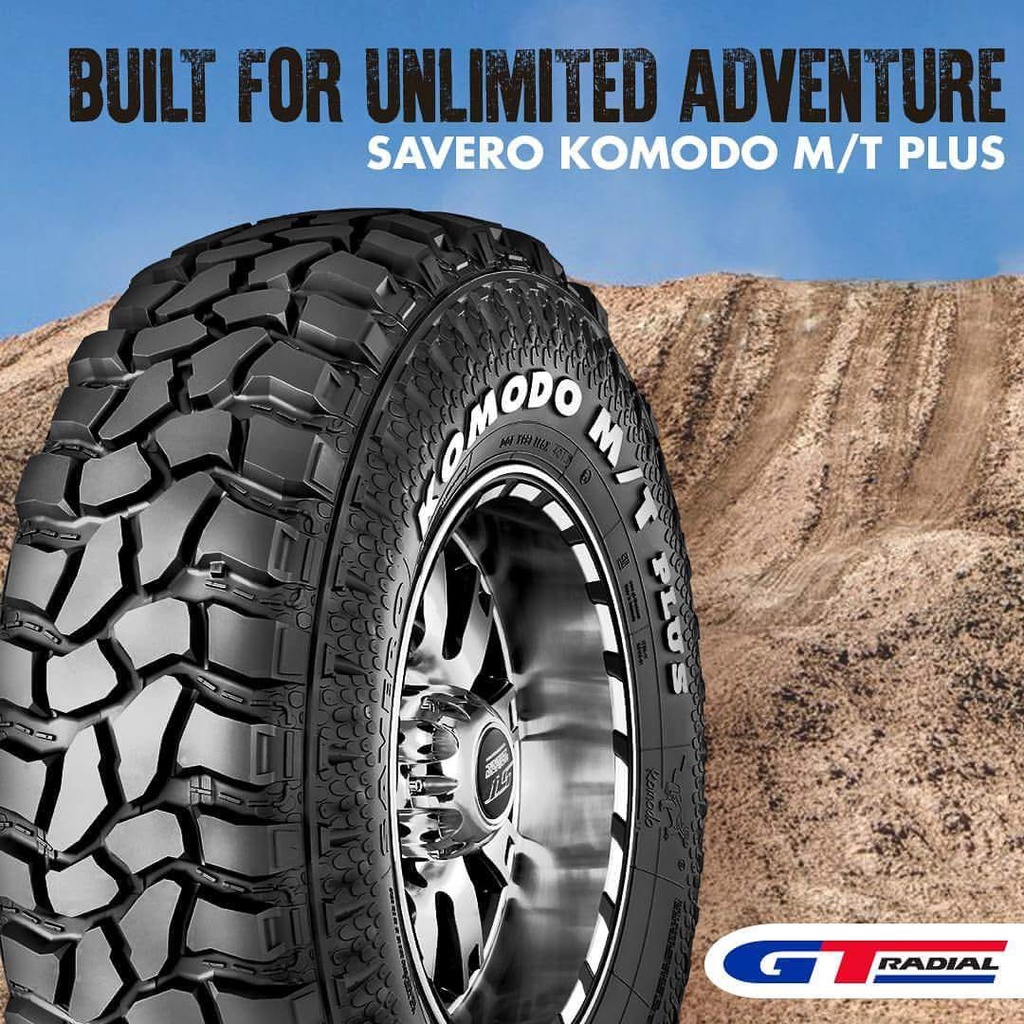 GT Radial Savero Komodo MT Plus Size 235/75 R15 Ban Mobil Offroad Feroza Taft