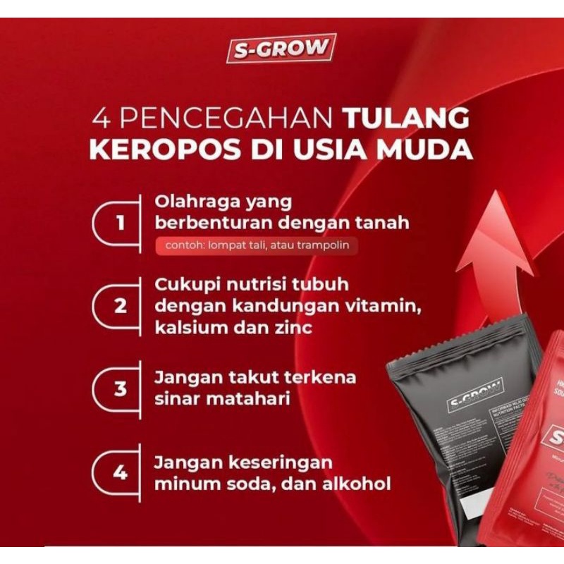 S-Grow Peninggi Badan Original BPOM