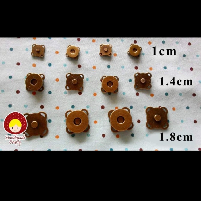 Craft Kancing Magnet Jahit