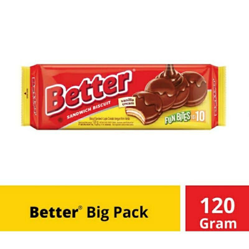 

Better Sandwich Biscuit Fun Bite Big Pack 120gr