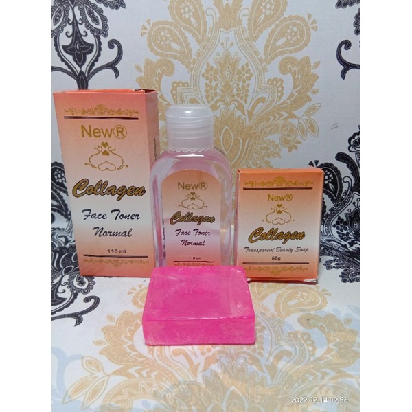 PAKET CREAM COLLAGEN 2IN1 / PAKET COLLAGEN NEW R 2IN1 toner+sabun ORIGINAL BPOM