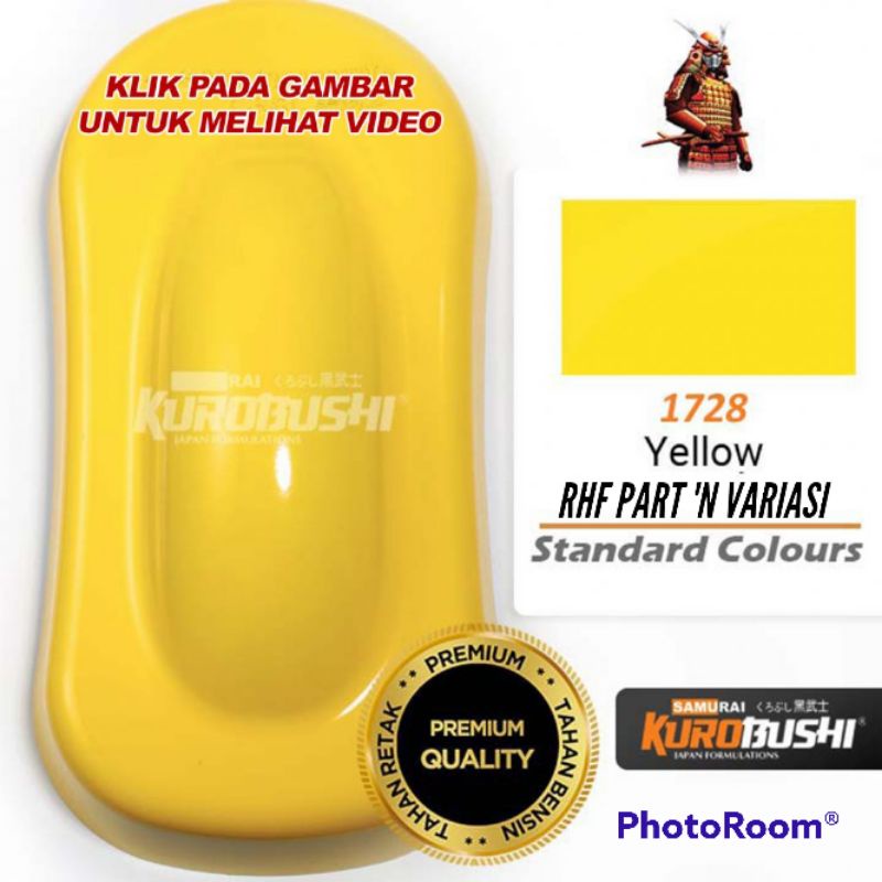 CAT SEMPROT SAMURAI PAINT YELLOW 1728 / PILOX KUNING STANDAR