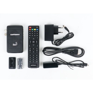 MURAH STB DIGITAL DAN PARABOLA-Taffware Bien5 Set Top Box TV Digital H.264 1080P DVB-T2+S2 - Black