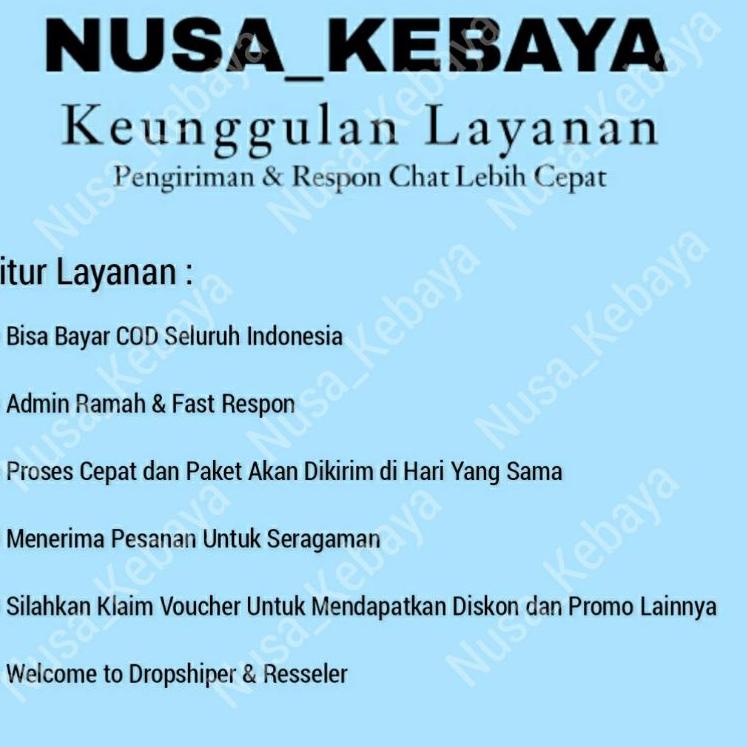 Siap Kirim Nusa_Kebaya Setelan Kebaya Aurora Tile / Stelan Kebaya Brukat Pinguin / Kebaya Kondangan 