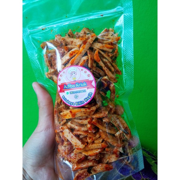 

Basreng kering, Basreng Kriuk, Basreng Pedas daun jeruk 120g