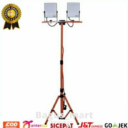 Lampu Kerja Krisbow Led 2X30 Watt 1.5 Meter /Lampu Sorot/Lampu Proyek