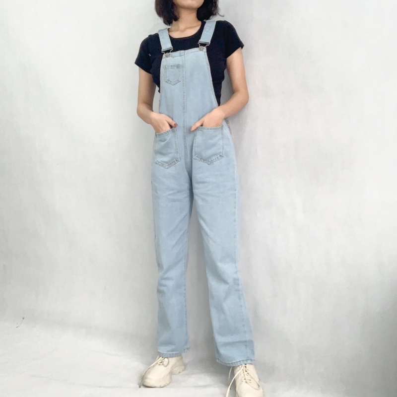 [LUXE.DLABEL] - E92 Jumpsuit || Jumpsuit Kodok Wanita Premium Baju kodok wanita premium Stelan kodok wanita Jumpsuit Kodok jeans wanita Premium