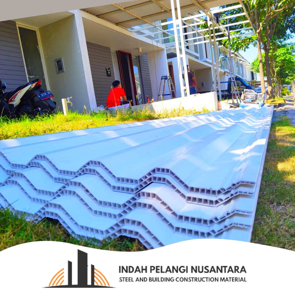 Atap dingin UPVC Rooftop / Alderon Roof Terlengkap Harga Murah
