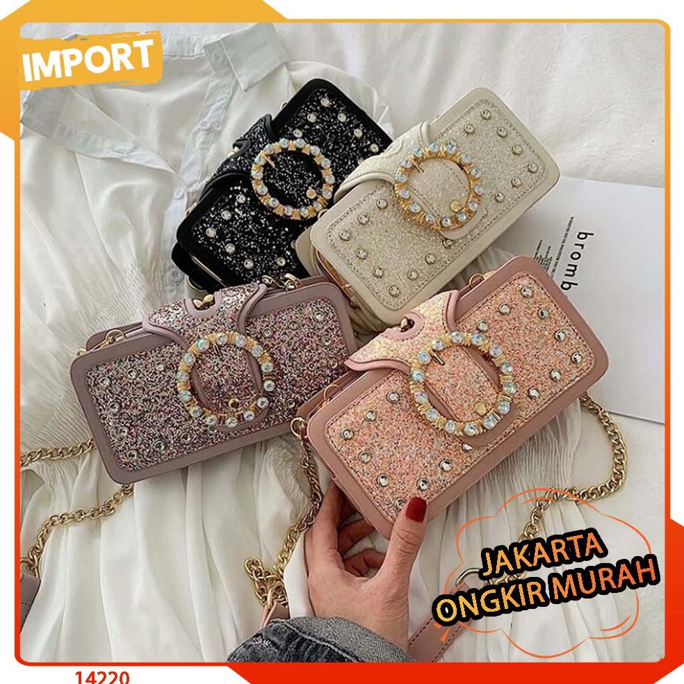 JAKARTA C 332 / E 7414 / B 2554 / D 1422 / A 14220 TAS SELEMPANG CANTIK WANITA MODIS IMPORT