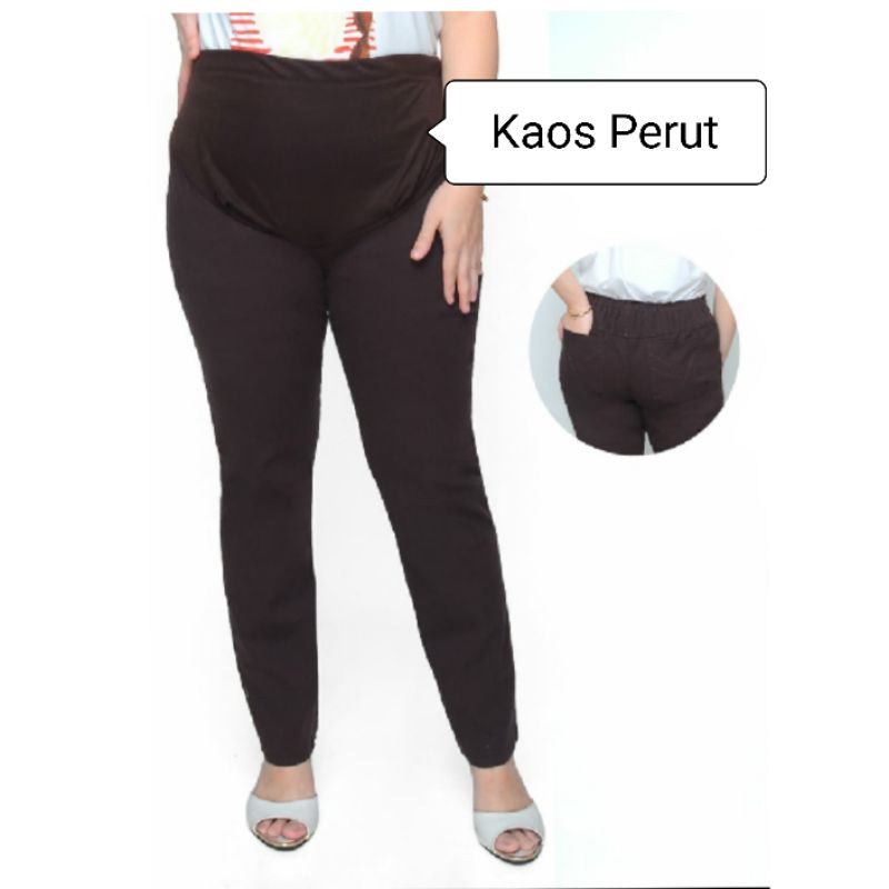 BA05 Celana Hamil Katun Twill  Lurus - Celana Hamil Kerja