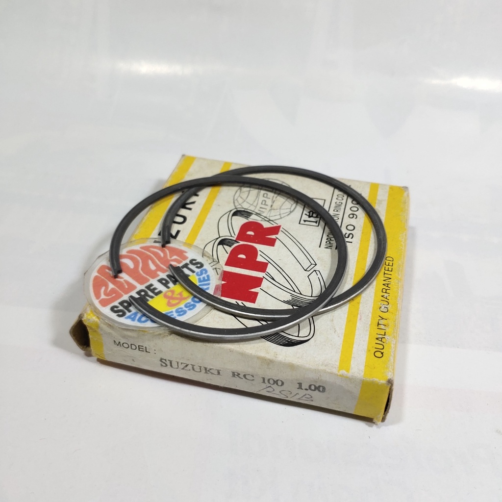 Ring seher RC 100  Tornado GX Os 100 - Piston ring Suzuki RC100 Tornado GX NPR Dus NOS