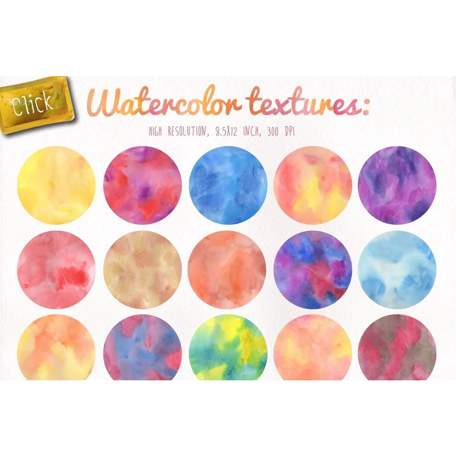 Watercolor pack + BONUS