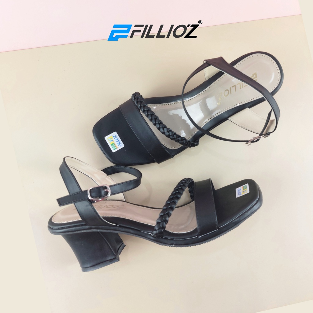 Fillioz Maria Sandal Heels Wanita Strap Anti Slip Original Import Quality