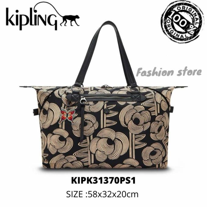 Travel Bag Kipling Original 100% Art M - Etched Poise Termurah