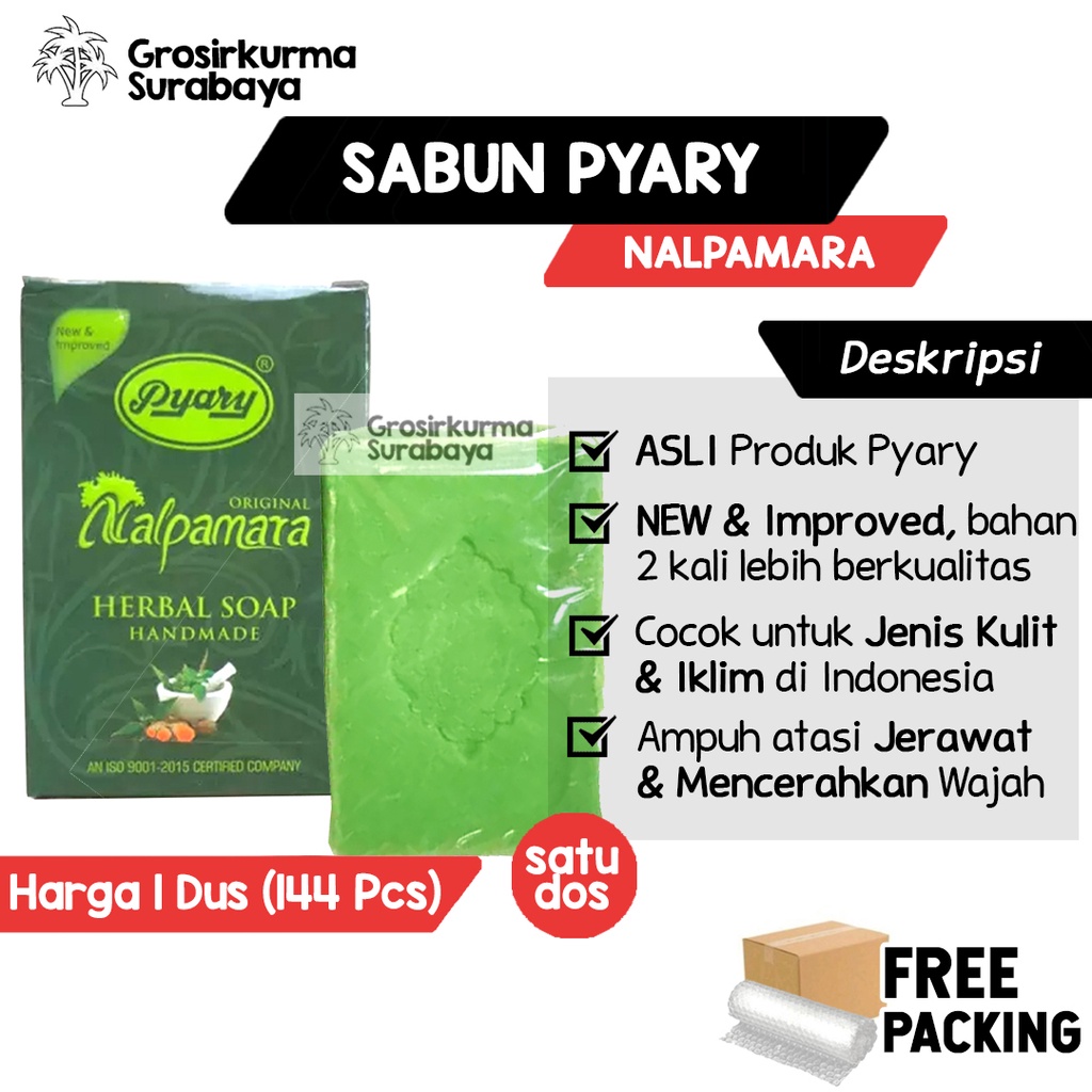 1 KARTON (144pcs) PYARY NALPAMARA Original Herbal Asli Timur Tengah Dengan Racikan Baru Lebih Manjur