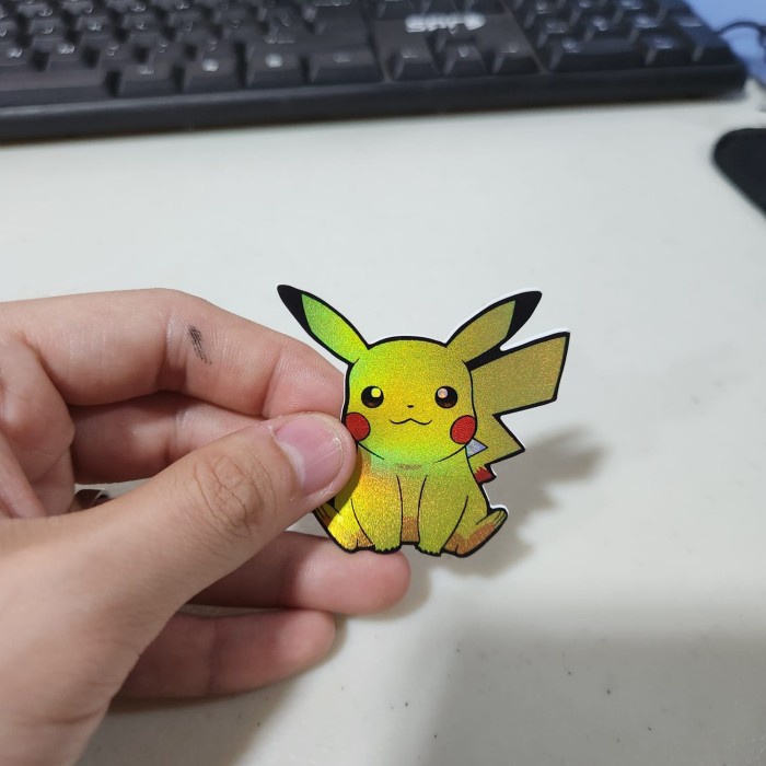 

Sticker Hologram Anime - PSH1238 - Pokemon - Pikachu