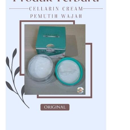 SEGERA BELI CELLARIN  Cream Pemutih Wajah 100% Asli Original 6UU.