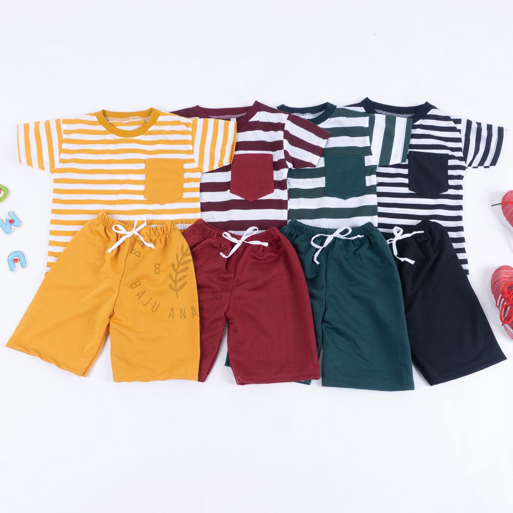 Baju Setelan Anak Kiano Salur - 022.4769