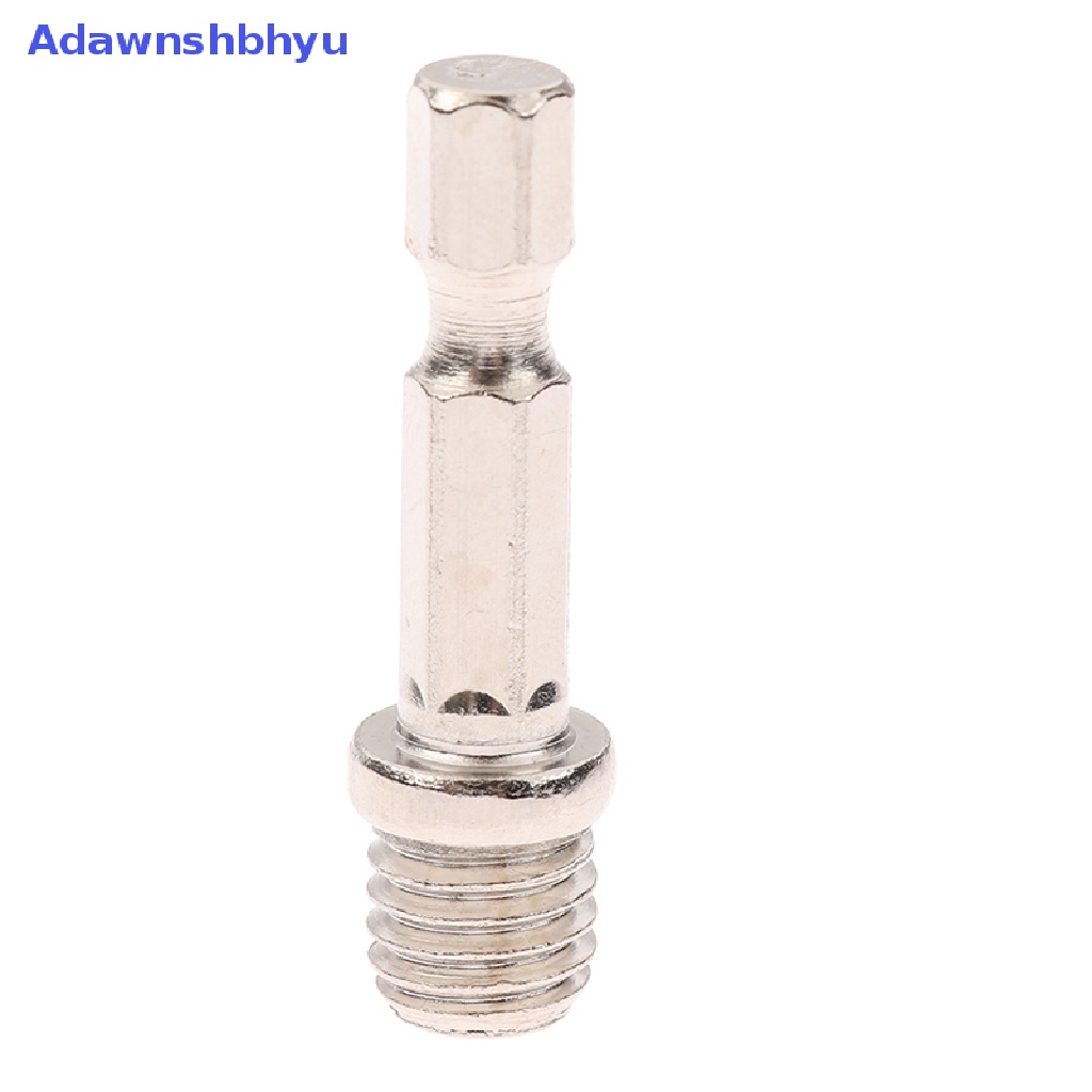 Adhyu 0.14mm 1per4 Hexagon Connecg Rod Adapter Bor Chuck M10 M14 Sambungan Batang ID