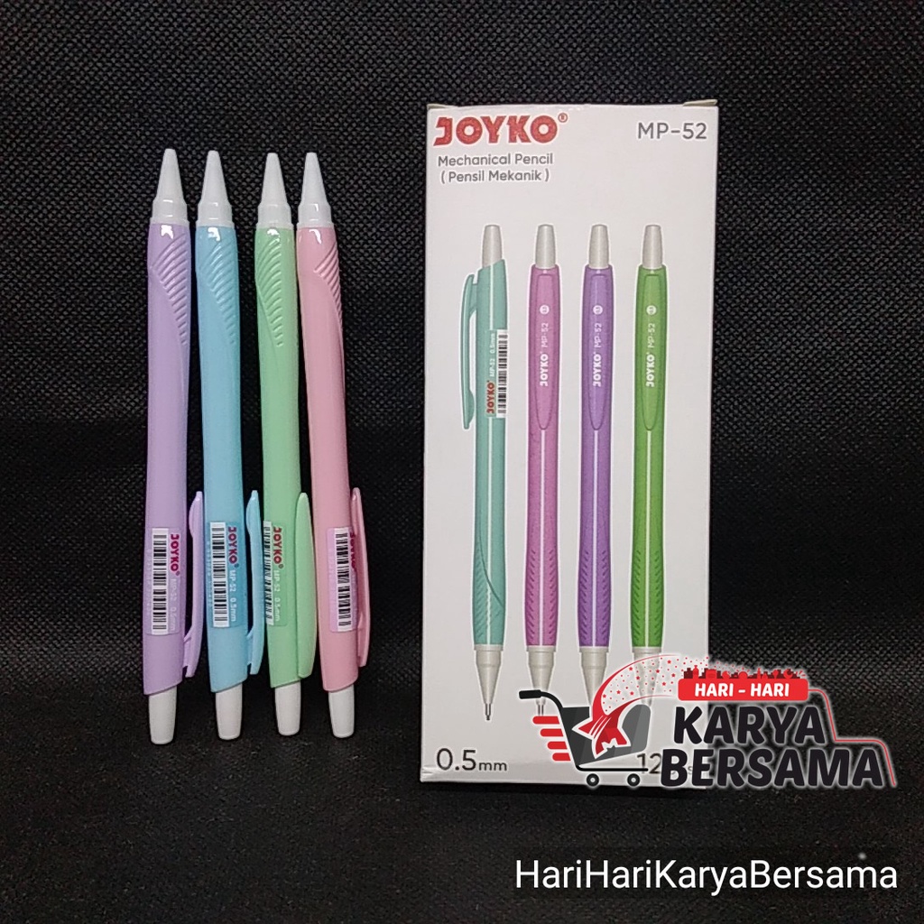 

JOYKO MECHANICAL PENCIL MP-52 0.5MM PENSIL MEKANIK 1'S WARNA RANDOM