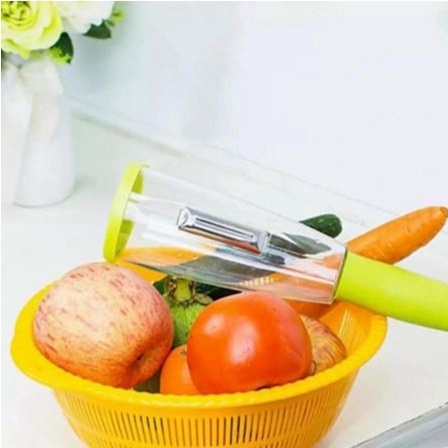 Alat Kupas Kentang Wortel Buah Bentuk Tabung Pisau Kupas UNIK A015