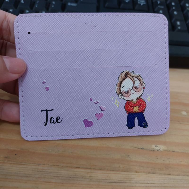 CARD WALLET BTS CHIBI TINYTAN FREE TULIS NAMA (UNOFF)