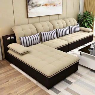 Sofa Minimalis L / Sofa Ruang Tamu - Tanpa Meja