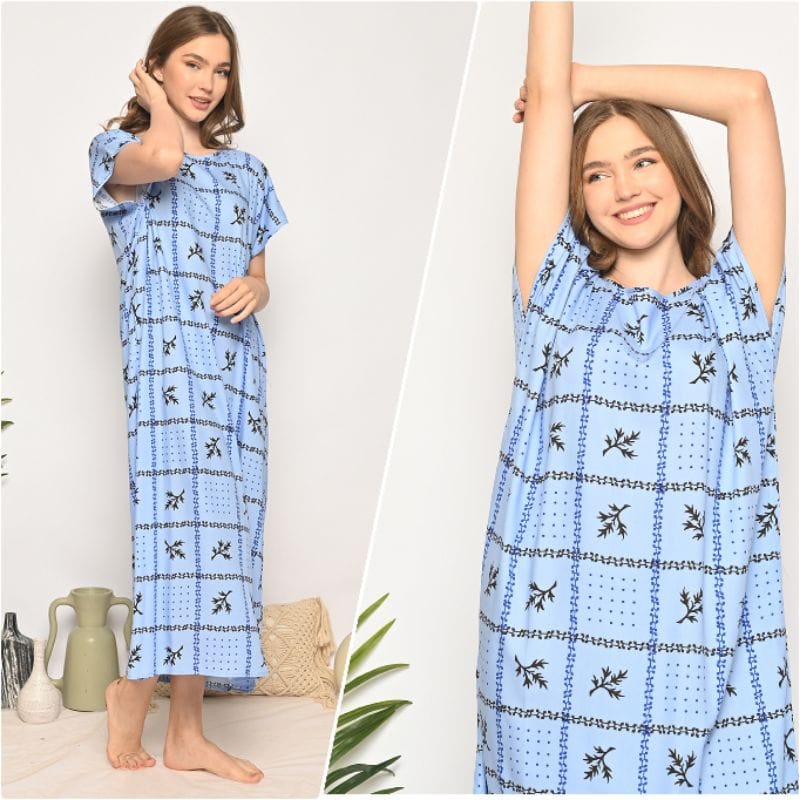 BAJU TIDUR DASTER LONG BALI HABEL