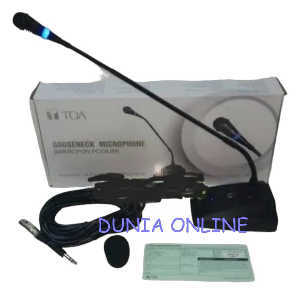 MIC PODIUM TOA ZM380AS ORIGINAL MIC MEJA TOA ZM380 AS MIC TOA ZM380AS