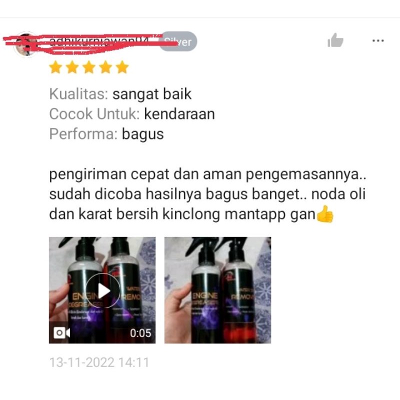 Engine Degreaser 1 Liter/ Pmbersih Blok mesin/ Noda Oli