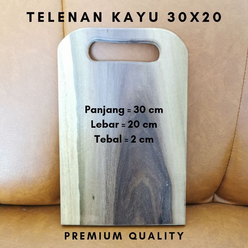 Talenan Kayu Jati AsIi 30x20x2