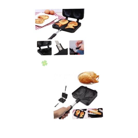 cetakan croffle ikan