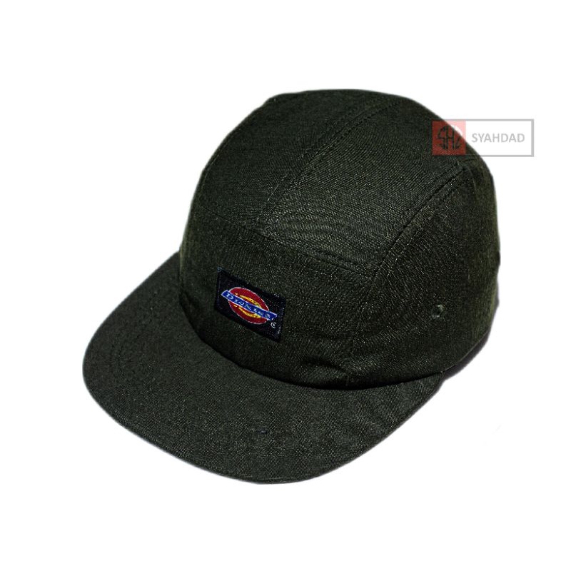 topi 5 panel pria distro original topi lima planel bordir dickies terbaru - topi 5 panel - topi 5 panel original - topi lima panel - five panel