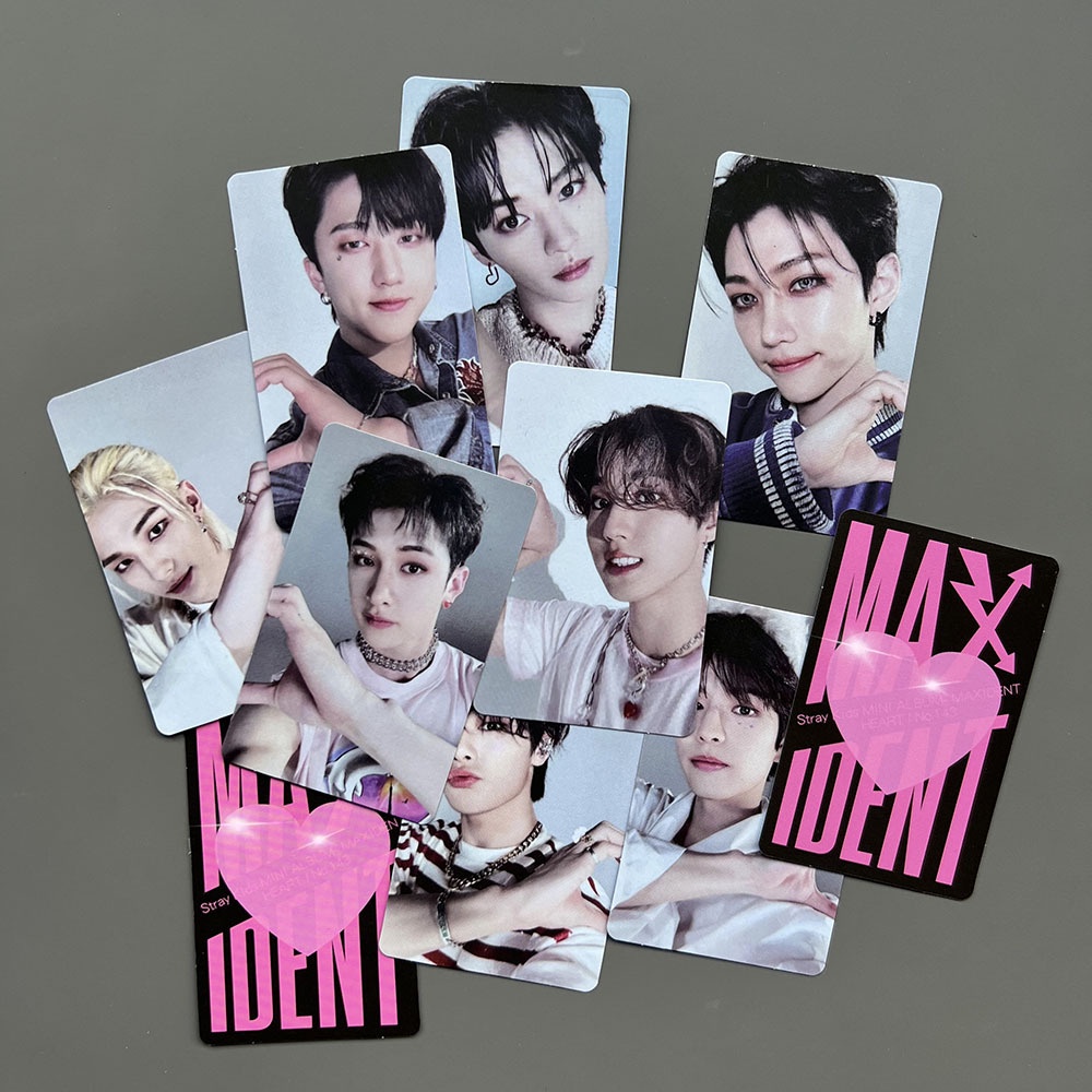 8pcs /set STRAY KIDS MAXIDENT Photocards Album Kecil2022Kartu Kecil Stok New Arrival LY
