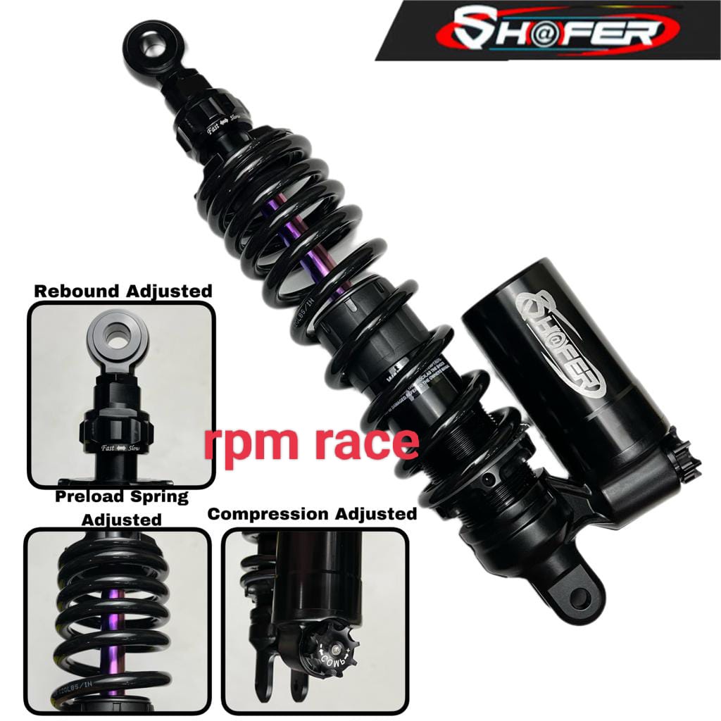 Shock SHOFER Matic Singel Shock Steering Dumper Shockbreaker Tabung Bawah Mio Beat Lexi Scoopy Click Genio Vario125