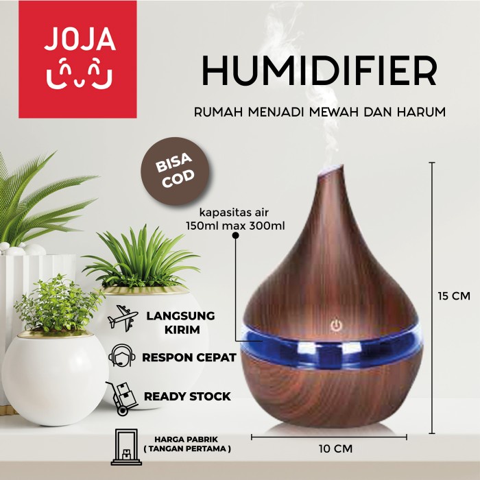 Humidifier Diffuser Aromatherapy Essential Oil Air Dehumidifier Murah