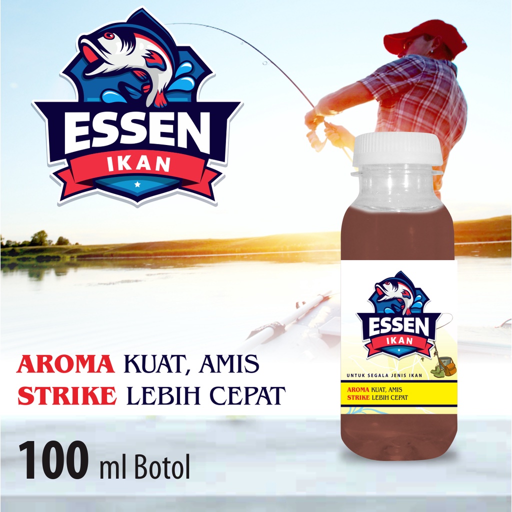 Essen Pancing Ikan Super Aroma Gurih Dan Amis Kemasan botol 100ML Super Murah