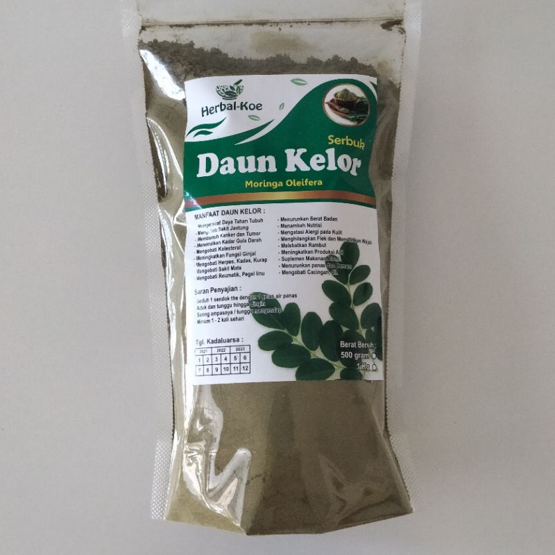 

Daun Kelor Bubuk 500gr / Moringa Oleifera Powder