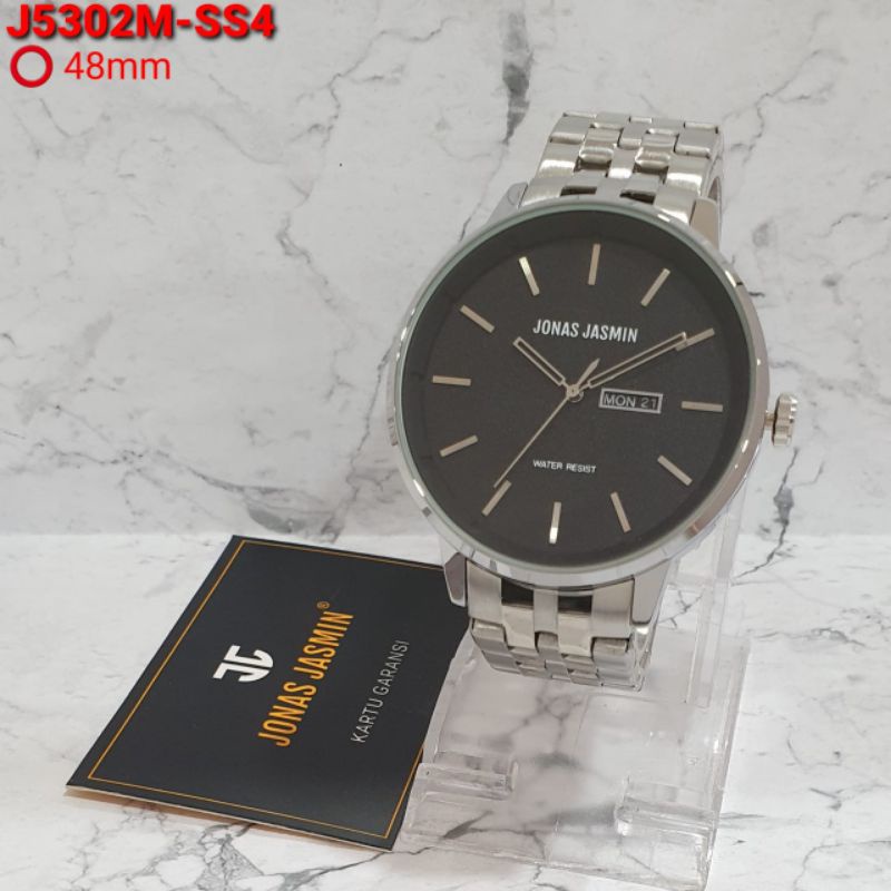 JAM TANGAN PRIA JONAS JASMIN  JJ 5302 ORIGINAL TANGGAL HARI AKTIF