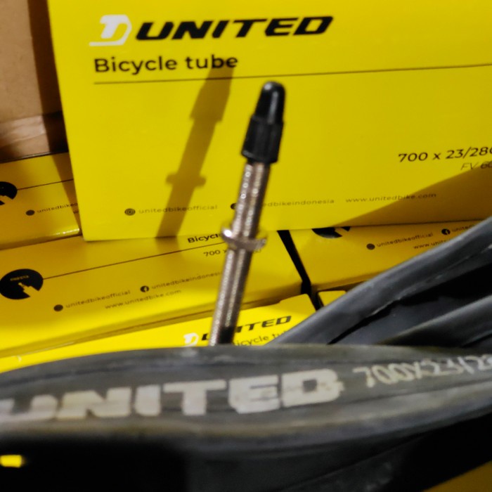 Ban Dalam Sepeda Fixie Atau Road Bike Merk United Ukuran 700X23-28C