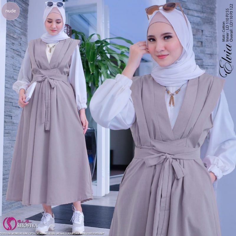 ELVIA, ALMA,AMARA Set (inner d outer)  ory by Shofiya