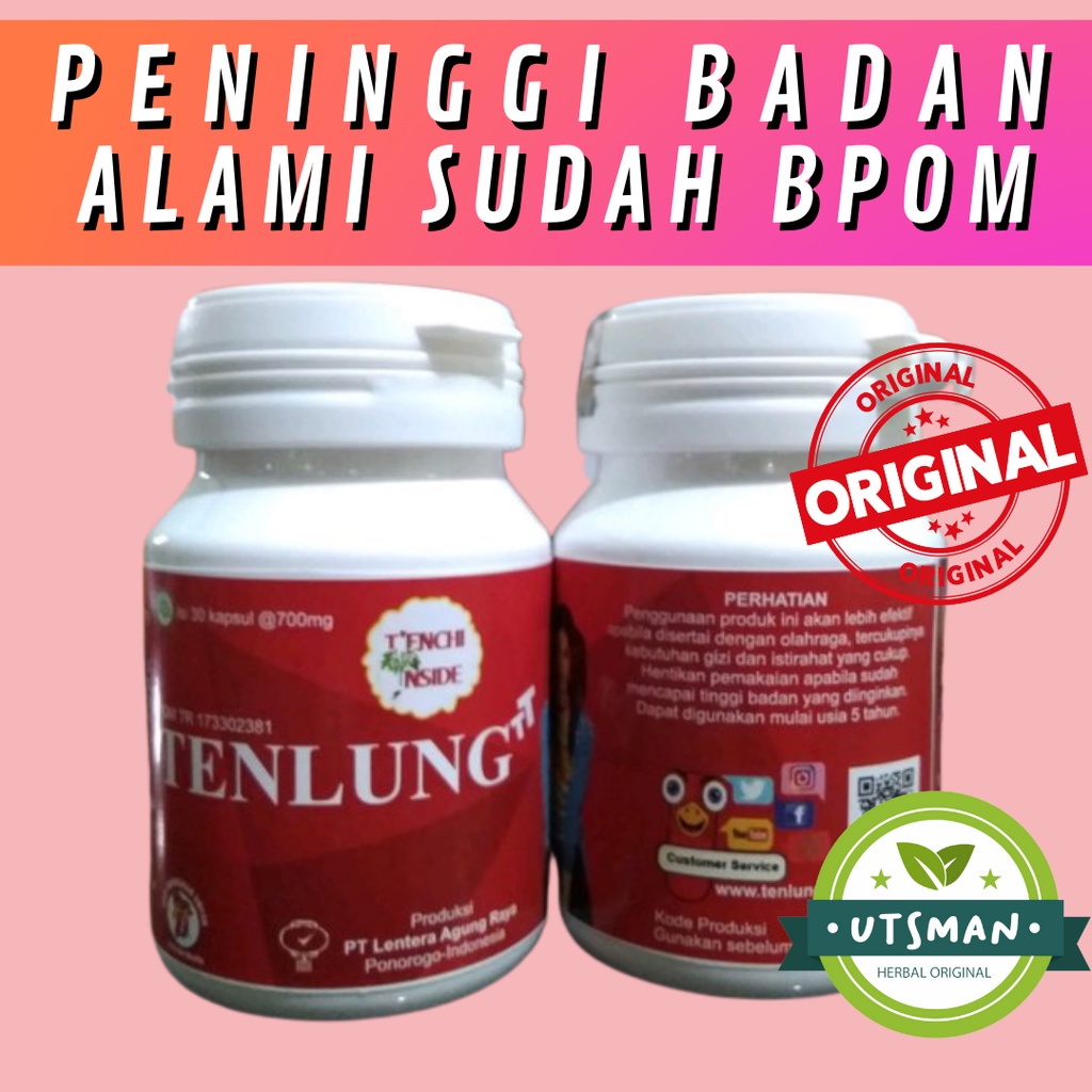 OBAT PENINGGI BADAN AMPUH OPTIMAL SUPLEMEN TINGGI BADAN BPOM